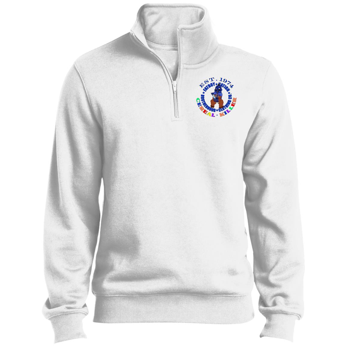 Cereal-Killer-Blue-Comp ST253 1/4 Zip Sweatshirt