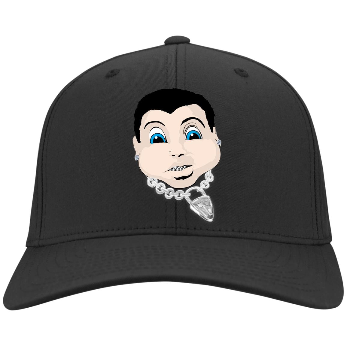 Black and Silver new-02 STC10 Dry Zone Nylon Cap