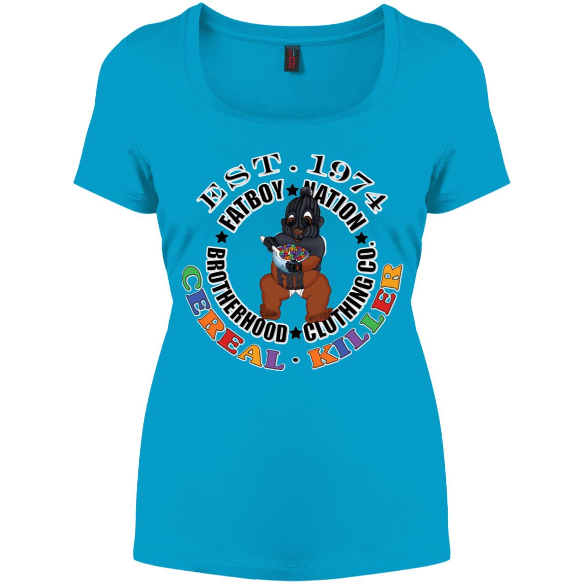 Cereal-Killer-Black-Comp-More-Resized DM106L Women's Perfect Scoop Neck Tee