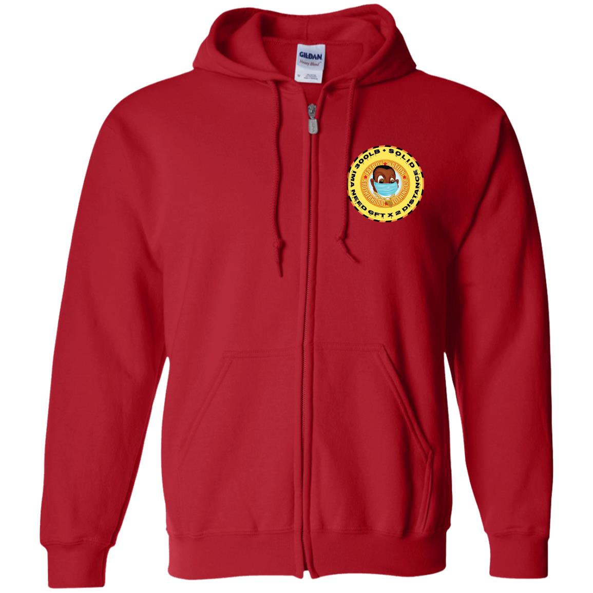 Pandemic Gold Head 300lb (Zip Up Hooded Sweatshirt)