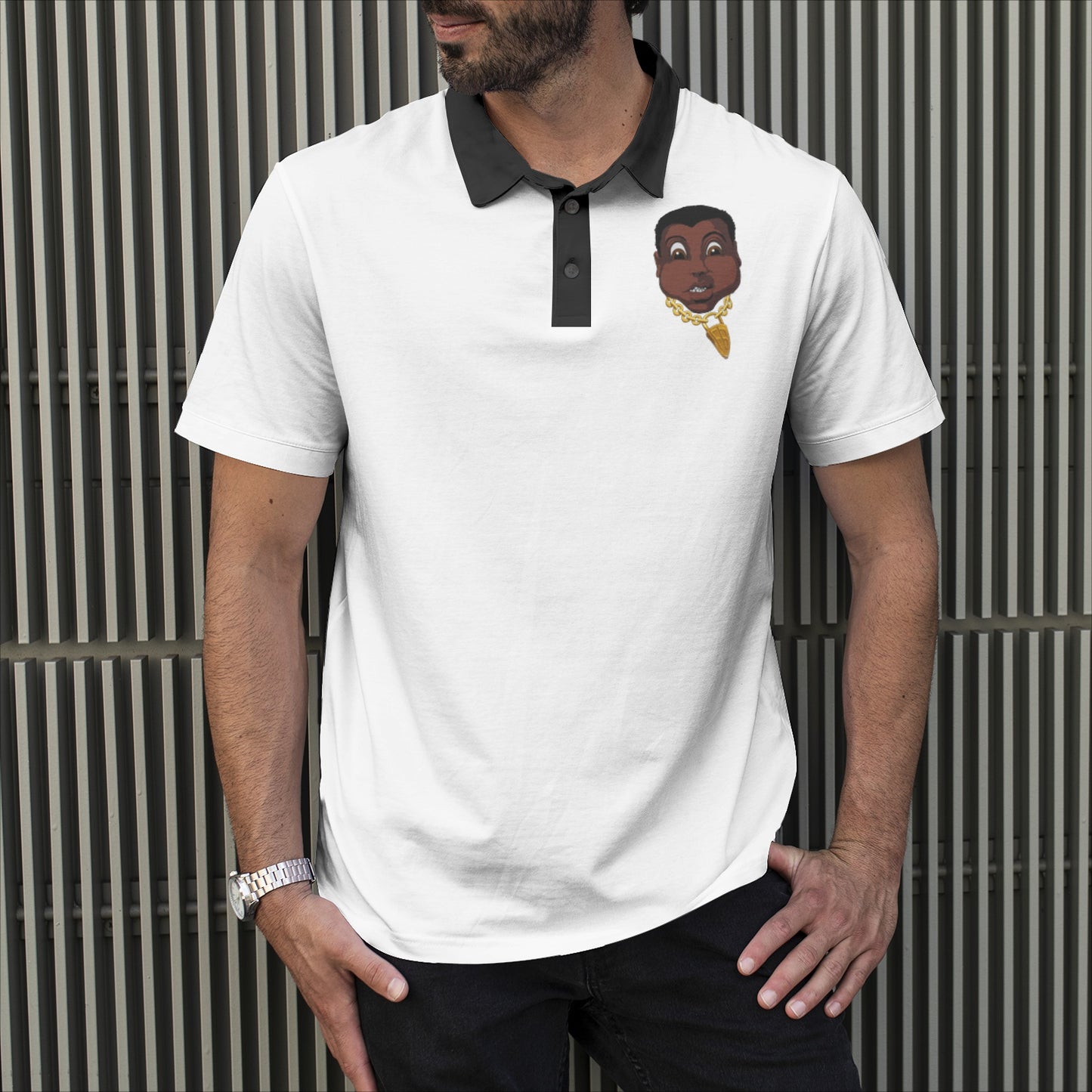 Men's All-Over Print Polo Shirts