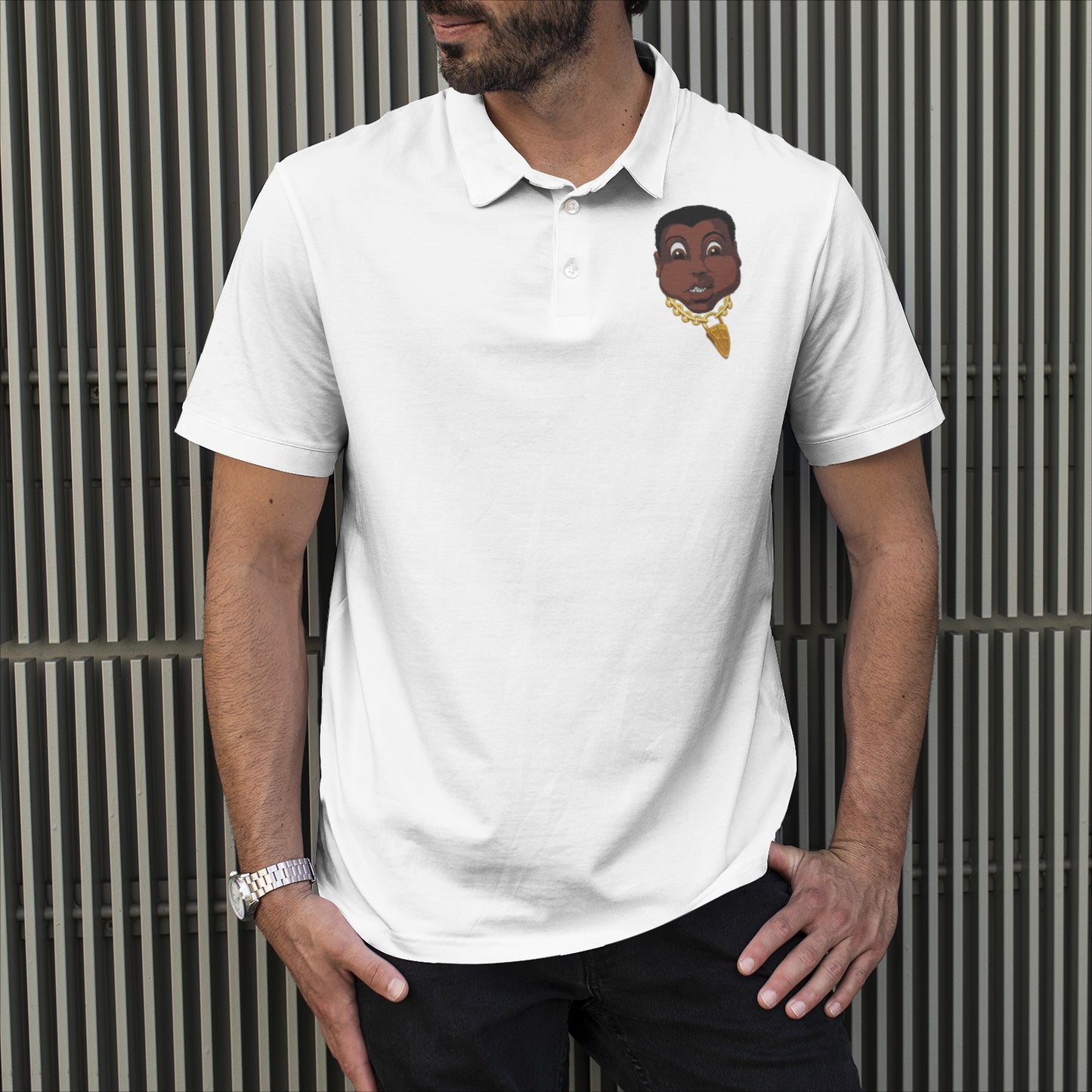 Men's All-Over Print Polo Shirts