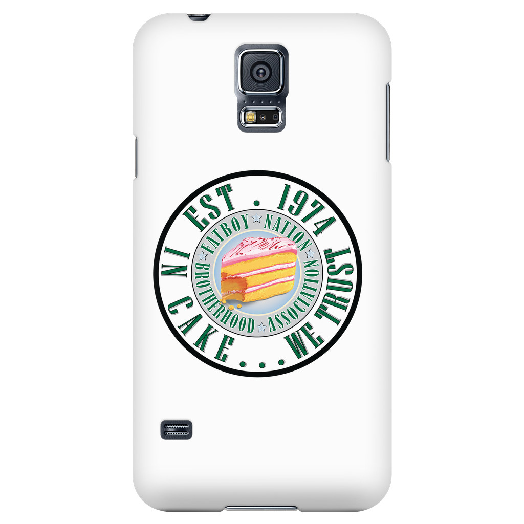 "In Cake We Trust Phone Cases"