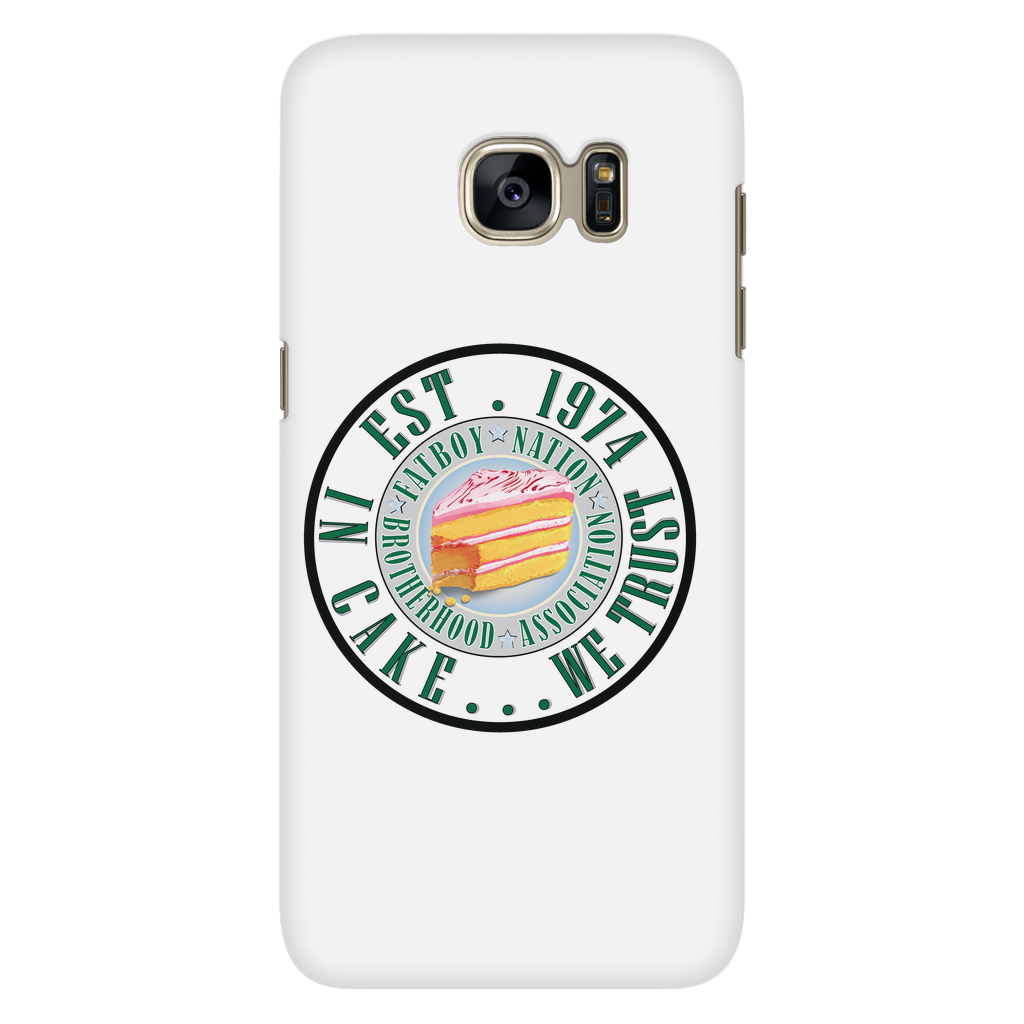 "In Cake We Trust Phone Cases"