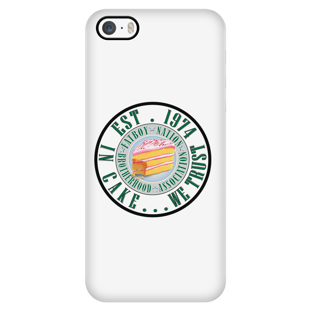 "In Cake We Trust Phone Cases"