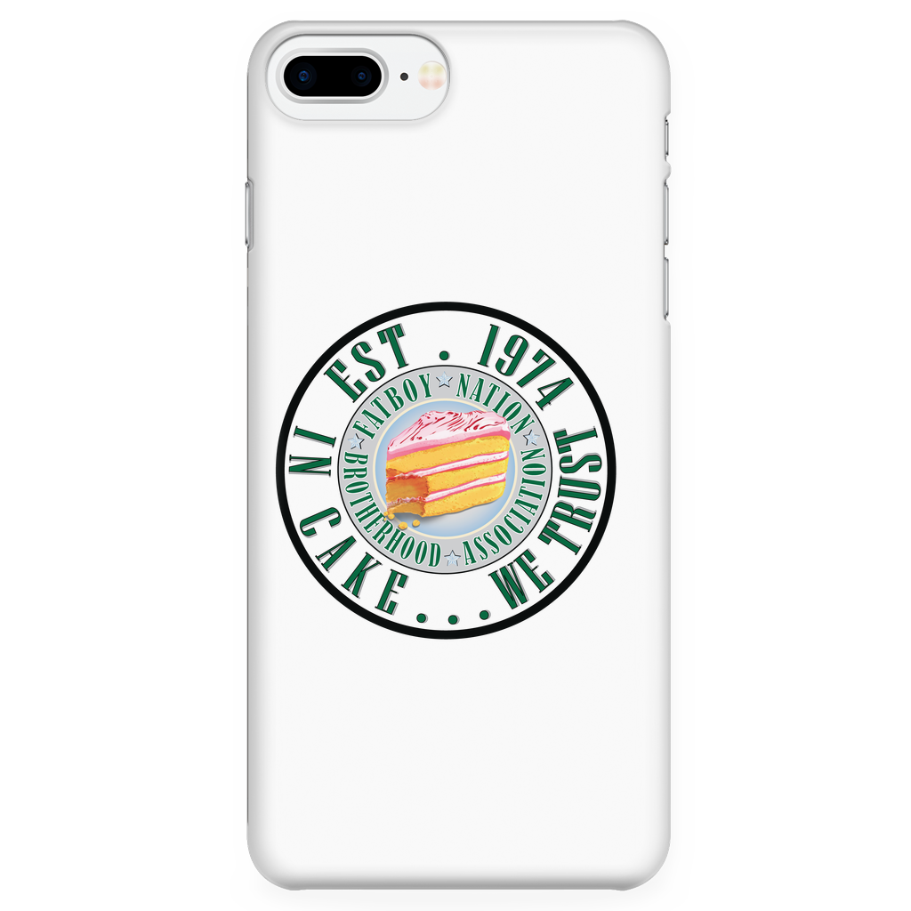 "In Cake We Trust Phone Cases"