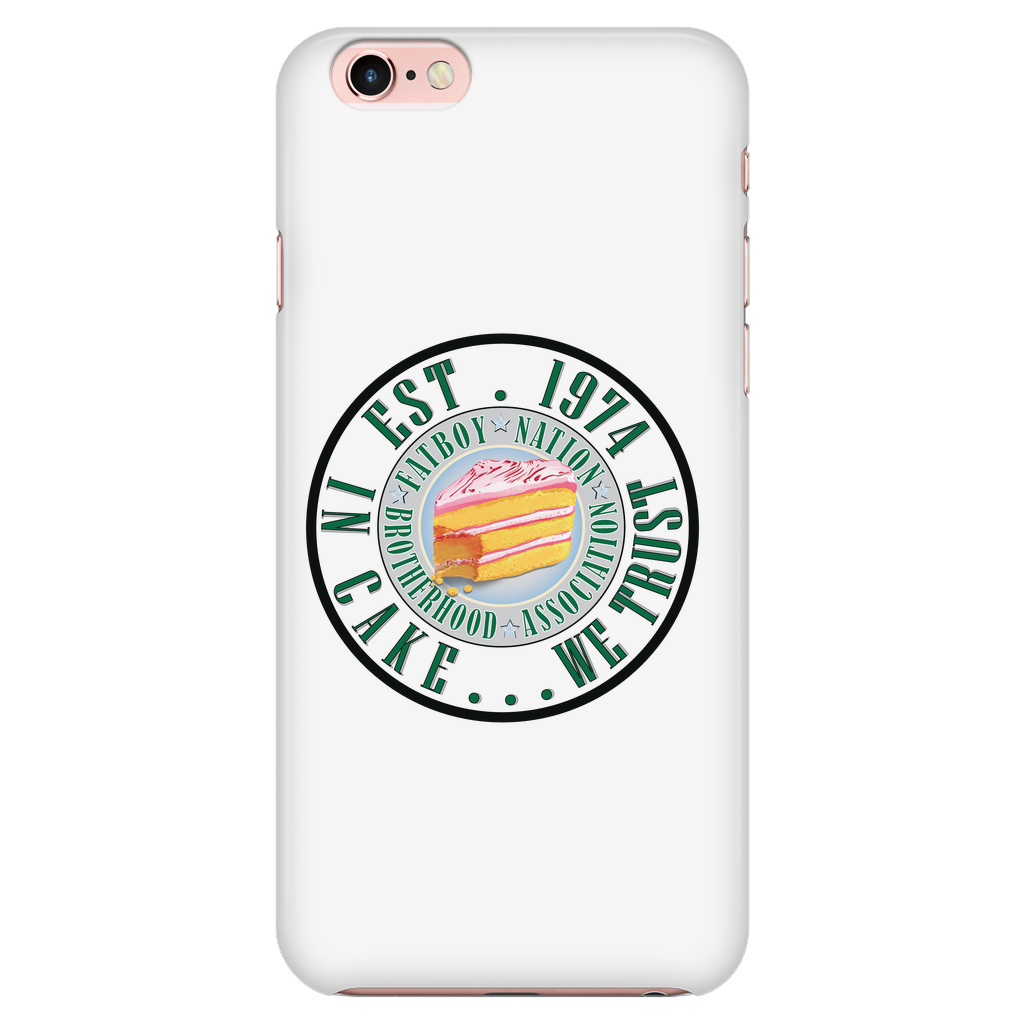 "In Cake We Trust Phone Cases"