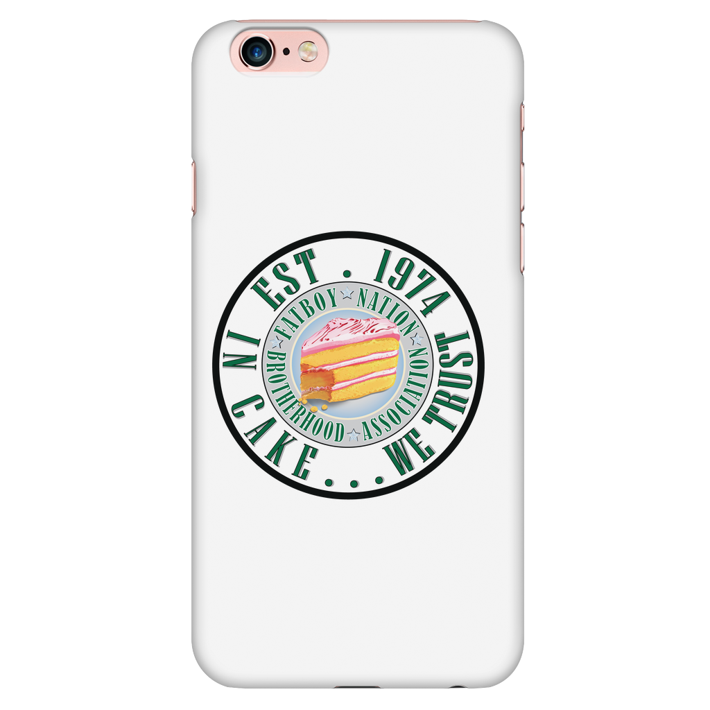 "In Cake We Trust Phone Cases"