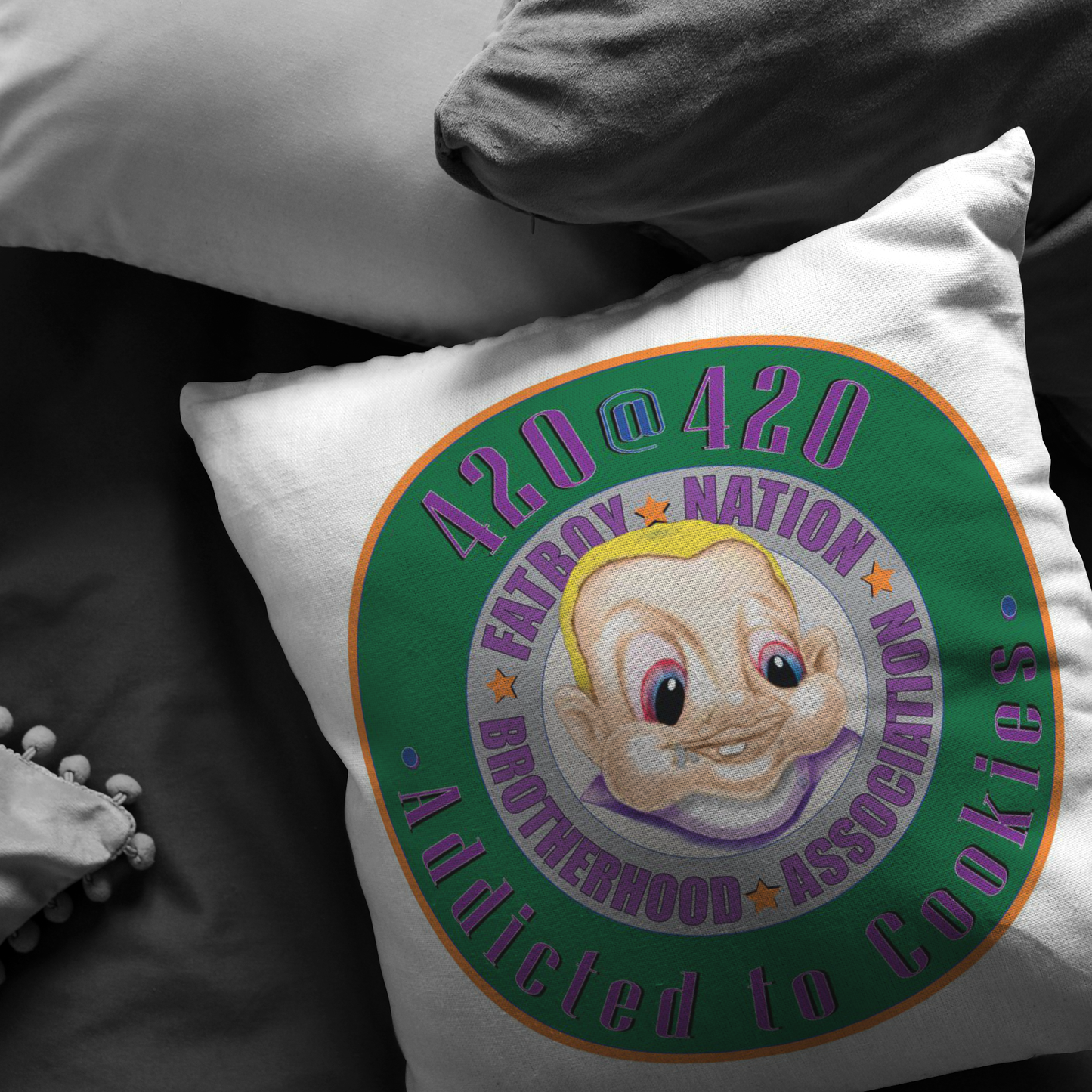 Addicted to Cookies Stoner B (Pillow)