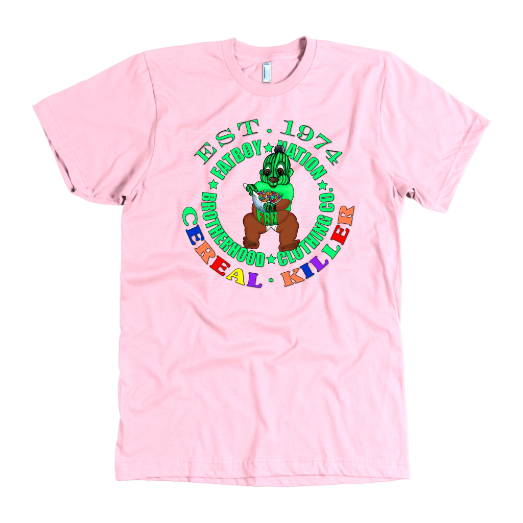 Slim fit Pink T-Shirt - Green Logo
