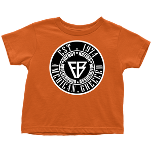 Toddler FBN Black & White American Greed  (T-Shirt)