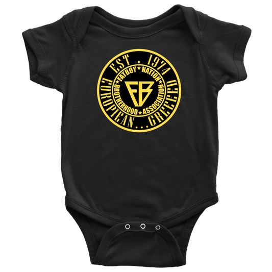 European Greed Black & Yellow (Onsies Baby Body Suit, Tanks & T-Shirts)