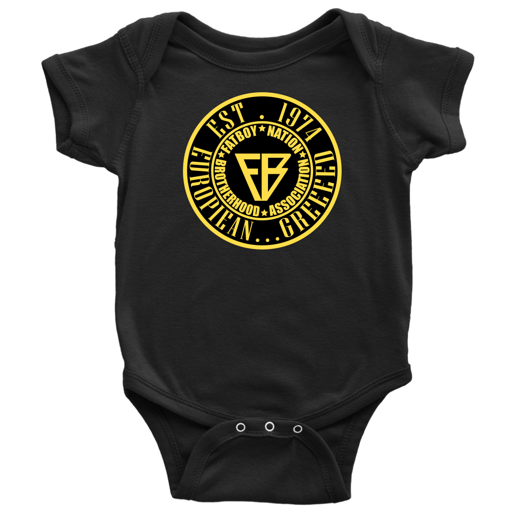 European Greed Black & Yellow (Onsies Baby Body Suit, Tanks & T-Shirts)