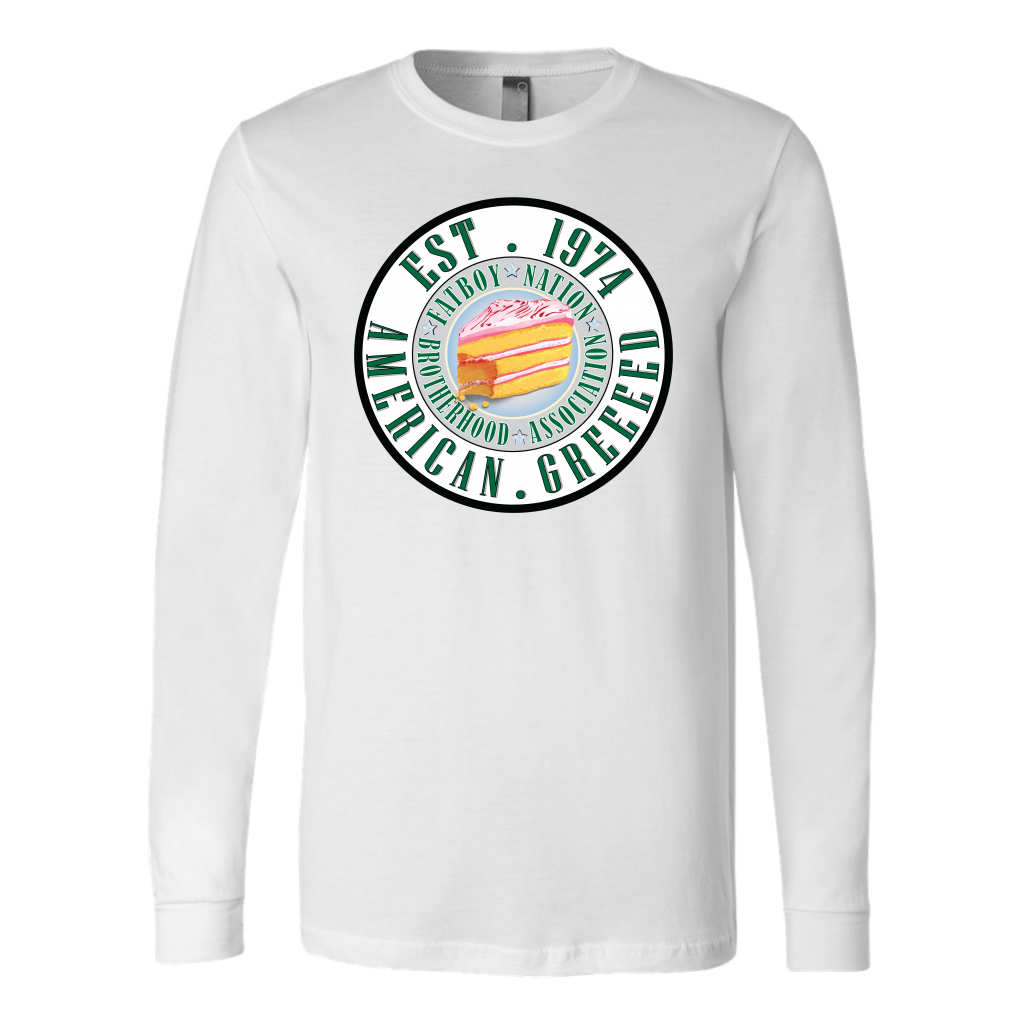 American Greed "In Cake we Trust" long sleeve mens and Men/Women Hoodies