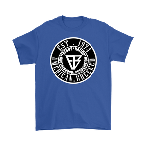 Black & White Mens Official Fat Boy Nation (T-Shirt)