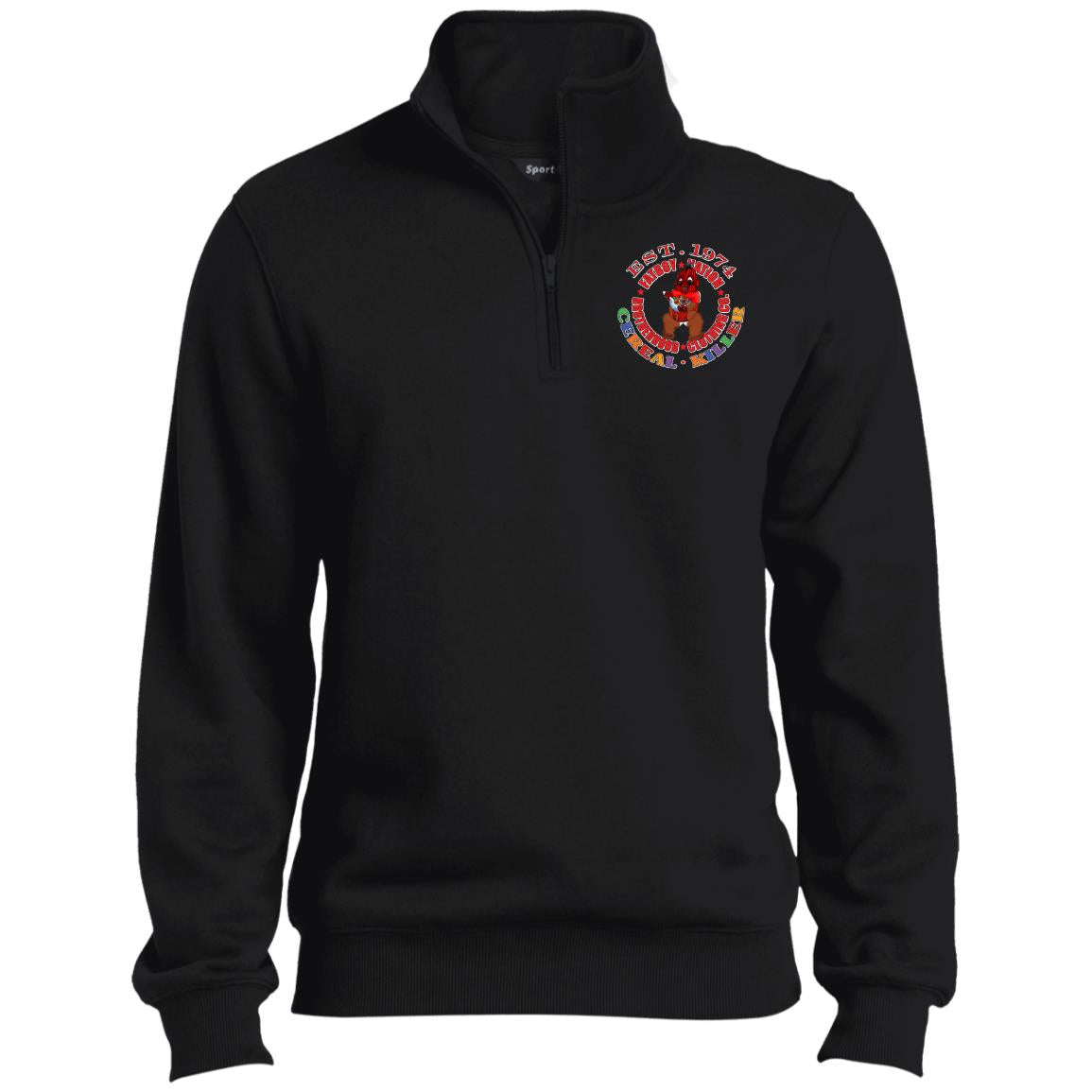 Cereal-Killer-Red-Comp TST253 Tall 1/4 Zip Sweatshirt