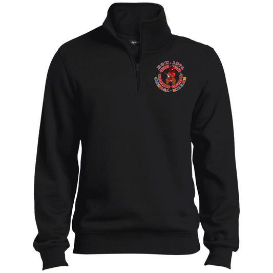 Cereal-Killer-Red-Comp TST253 Tall 1/4 Zip Sweatshirt