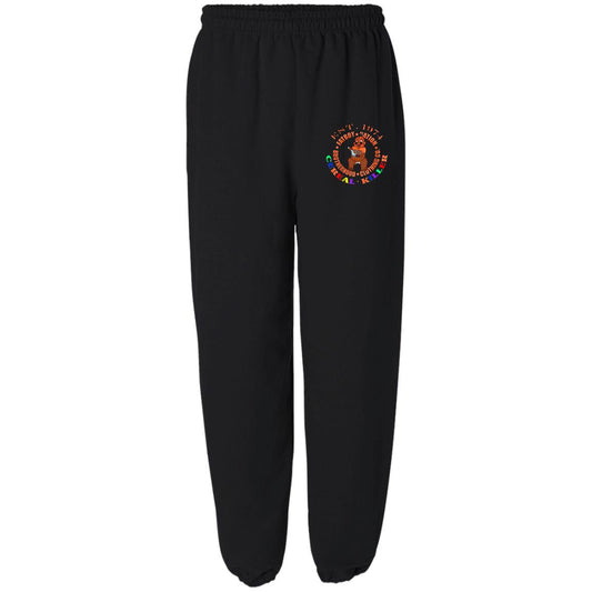 Fleece Sweatpant without Pockets - Orange Logo