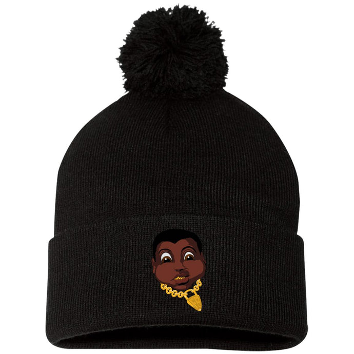 Black-and-dark-gold-5000x5000 (2) SP15 Pom Pom Knit Cap