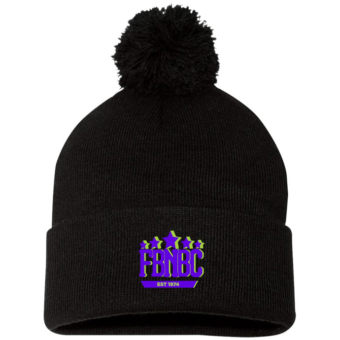 purplegreenfbnbc SP15 Pom Pom Knit Cap