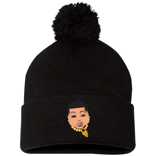 latinfbfade SP15 Pom Pom Knit Cap