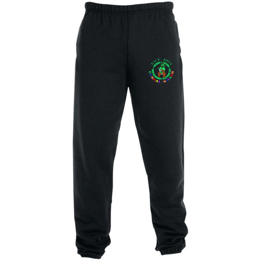 Sweatpants with Pockets - Green logo