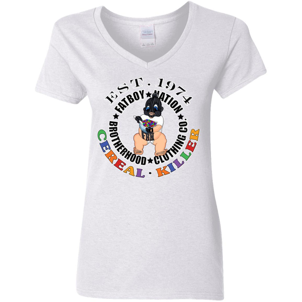 Cereal-Killer-WB-(1)-Comp (1)(1) G500VL Ladies' 5.3 oz. V-Neck T-Shirt