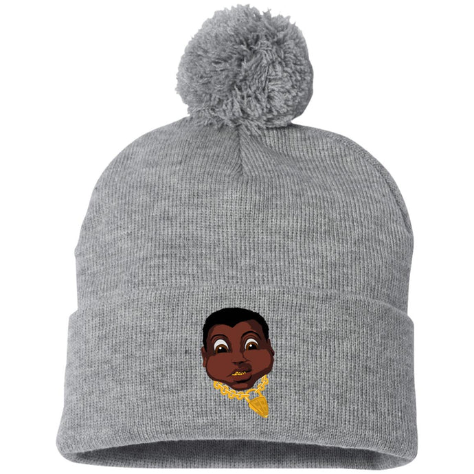 Black-and-dark-gold-5000x5000 (2) SP15 Pom Pom Knit Cap