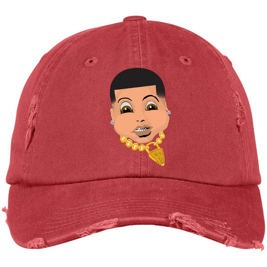latinfbfade DT600 Distressed Dad Cap