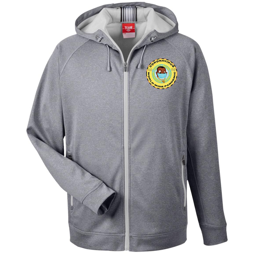 Pandemic 2020 (Heathered Performance Hooded Jacket)