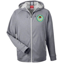 Load image into Gallery viewer, Pandemic Head 4 TT38 Men&#39;s Heathered Performance Hooded Jacket