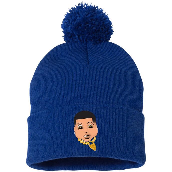 latinfbfade SP15 Pom Pom Knit Cap