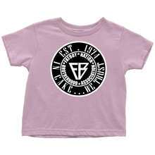 Load image into Gallery viewer, Toddler FBN; Black &amp; White ~ In Cake......We Trust~(T-Shirt)