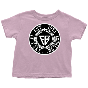Toddler FBN; Black & White ~ In Cake......We Trust~(T-Shirt)