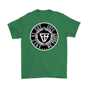 Black & White "In Cake we Trust" Official Fat Boy Nation (T-Shirt)