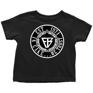 Toddler FBN; Black & White ~ In Cake......We Trust~(T-Shirt)