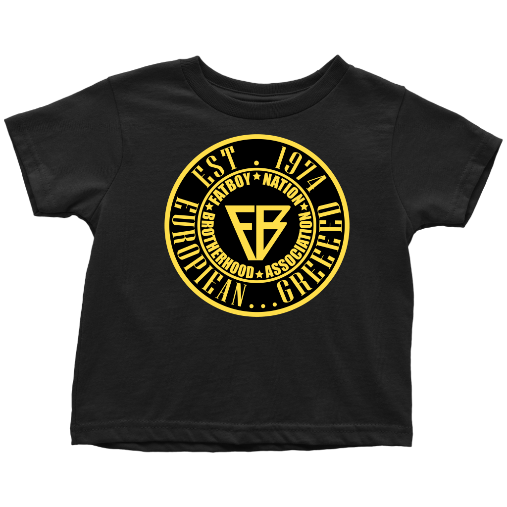 Toddler FBN  Black & Gold European.... Greeed
