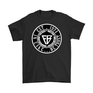 Black & White "In Cake we Trust" Official Fat Boy Nation (T-Shirt)
