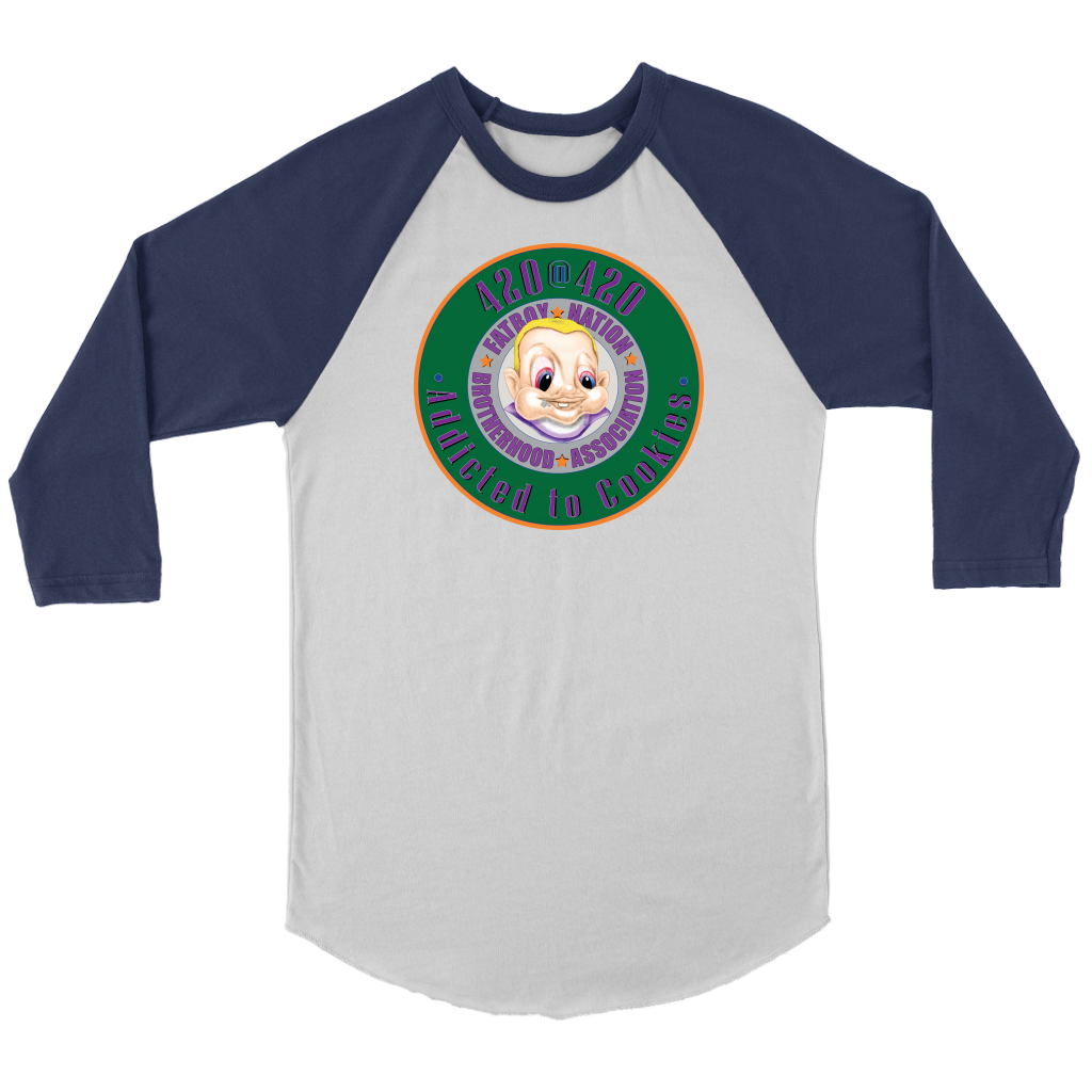 Addicted to Cookies Stoner B ( Baseball T-Shirt)