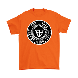 Black & White Mens Official Fat Boy Nation Greedy Mind State (T-Shirt)