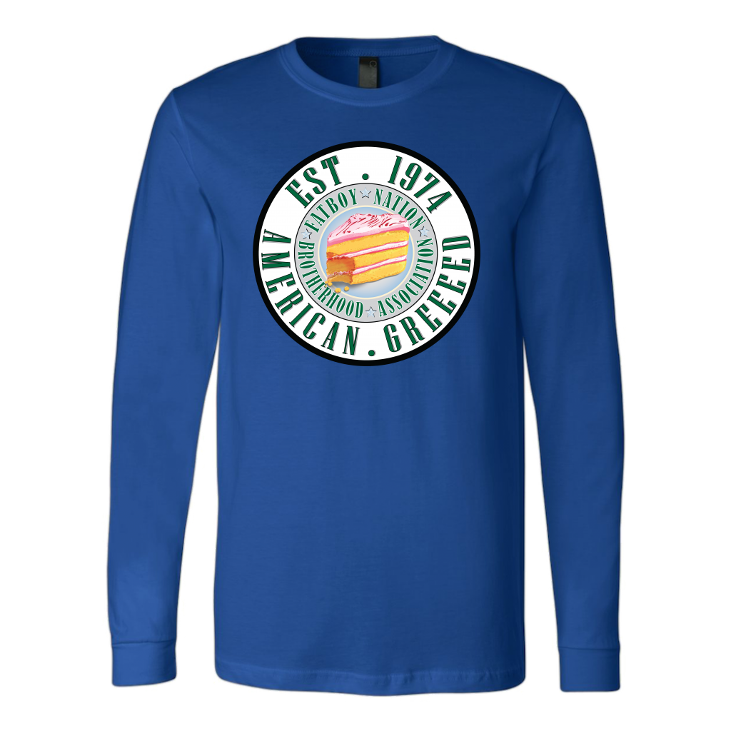 American Greed "In Cake we Trust" long sleeve mens and Men/Women Hoodies