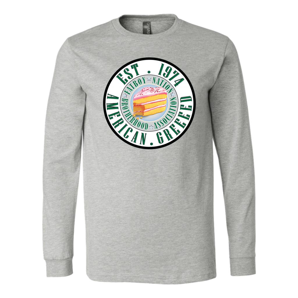 American Greed "In Cake we Trust" long sleeve mens and Men/Women Hoodies
