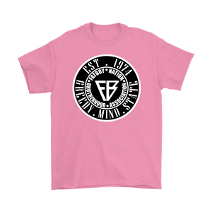 Black & White Mens Official Fat Boy Nation Greedy Mind State (T-Shirt)