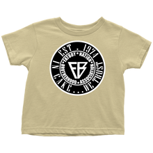 Load image into Gallery viewer, Toddler FBN; Black &amp; White ~ In Cake......We Trust~(T-Shirt)
