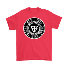 Load image into Gallery viewer, Black &amp; White Mens Official Fat Boy Nation Greedy Mind State (T-Shirt)