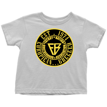Load image into Gallery viewer, Toddler FBN  Black &amp; Gold European.... Greeed