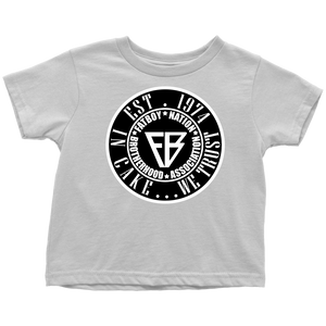 Toddler FBN; Black & White ~ In Cake......We Trust~(T-Shirt)