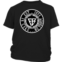 Load image into Gallery viewer, Youth Black &amp; White &quot;In Cake We Trust&quot; (T-Shirt)