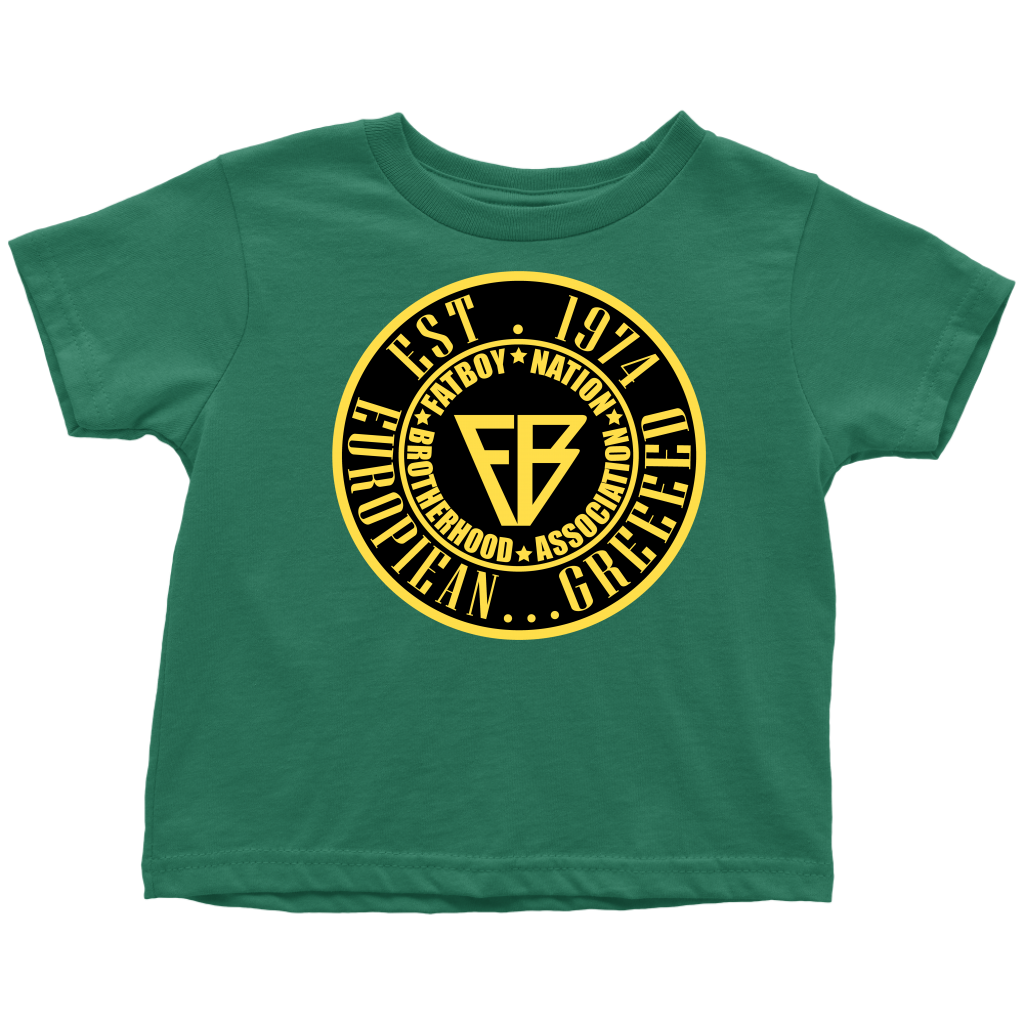 Toddler FBN  Black & Gold European.... Greeed