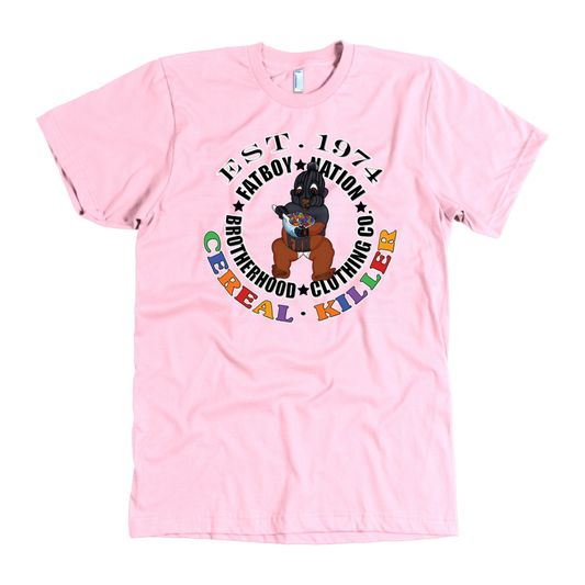 Slim Fit Pink T-Shirt - Black Logo